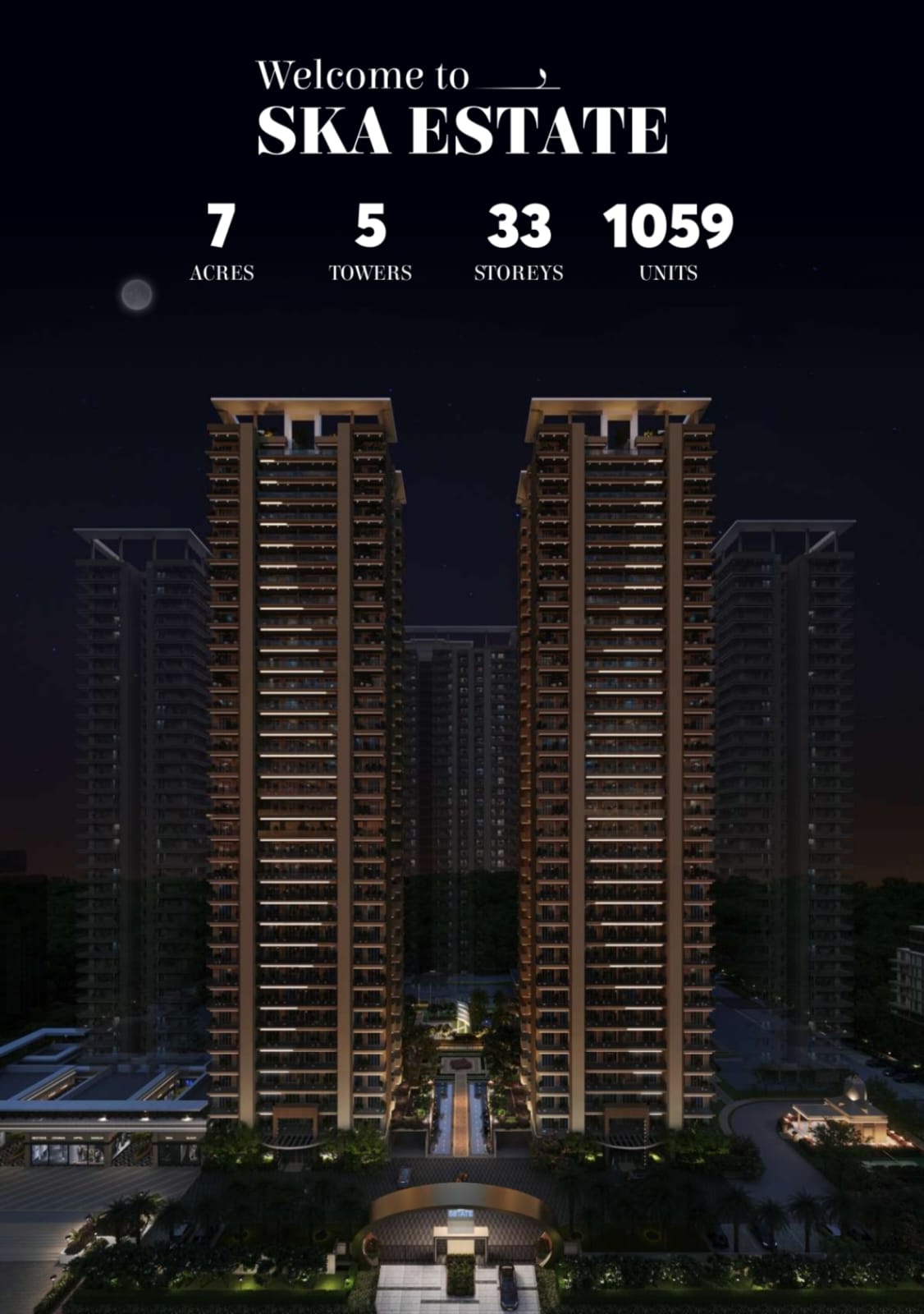 Ska Estate Front Elevation